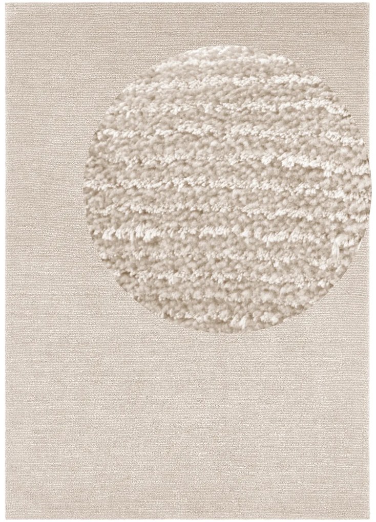 Kusový koberec Cloud 103932 Beige, 160x230, béžová, chodba / predsieň, Hanse Home