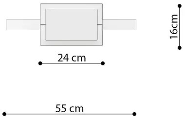 Thoro TH.221 - LED Luster na lanku RIO LED/30W/230V CRI95 4000K pr. 55 cm zlatá