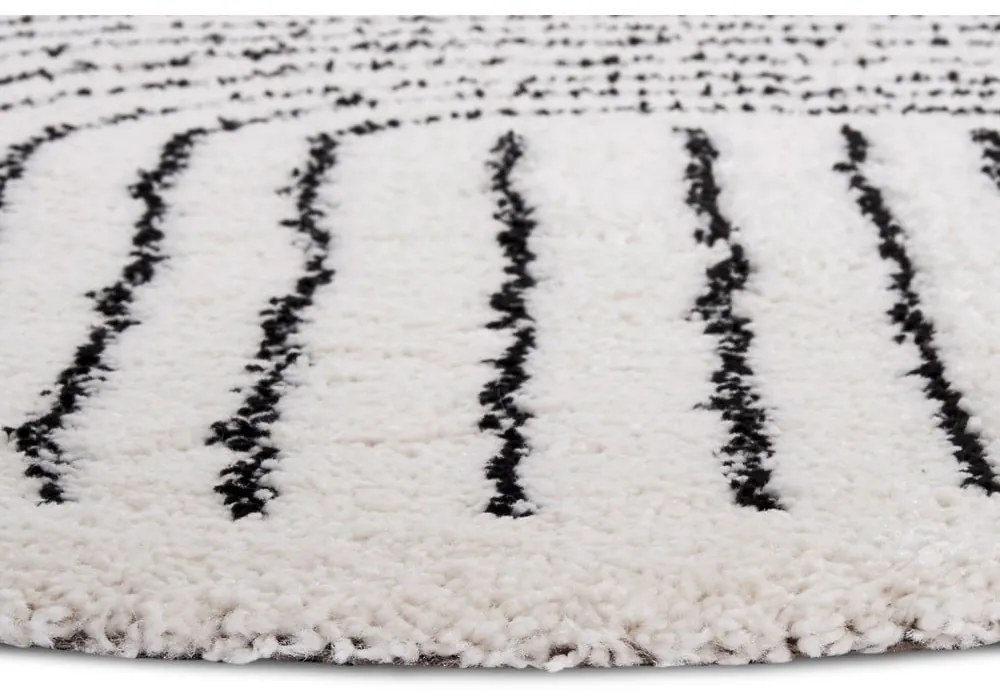 Krémovobiely okrúhly koberec ø 120 cm Dion – Hanse Home