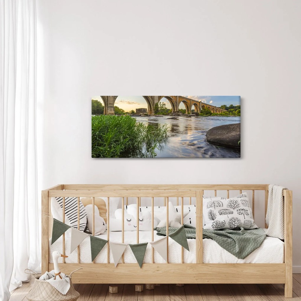 Obraz - Richmondský železničný most (120x50 cm)
