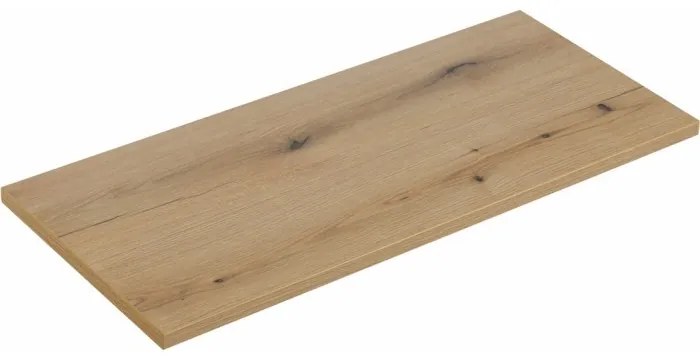 Závěsná skříňka Iconic Wiki s deskou a umyvadlem 100 cm kašmír/dub evoke