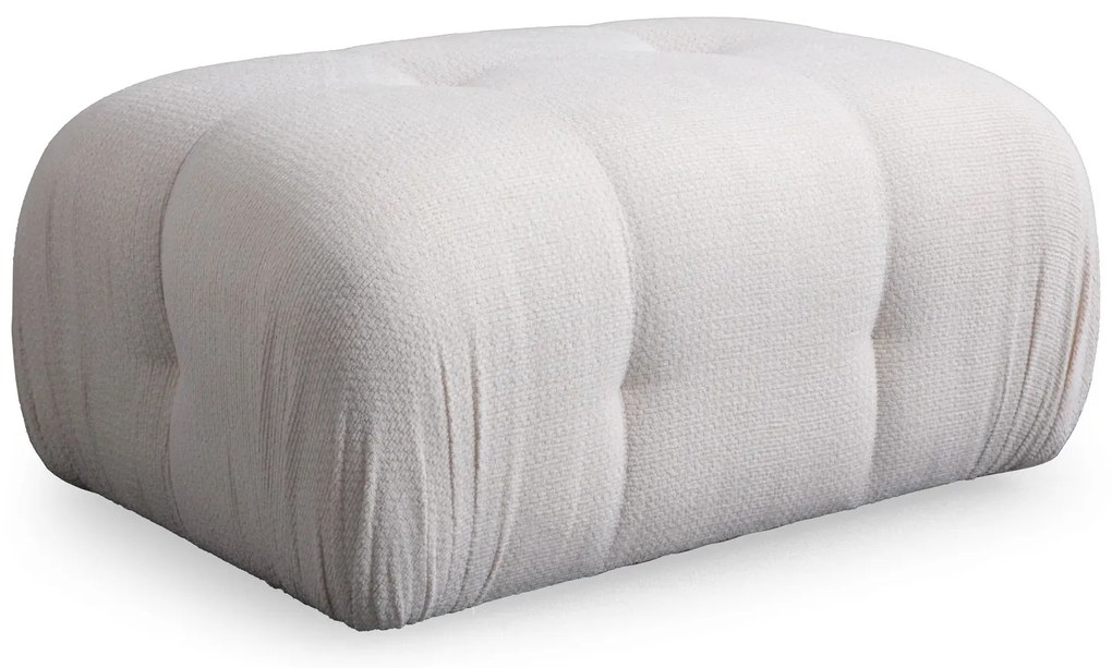 Univerzálny puf Pebble 95 x 65 cm, biela