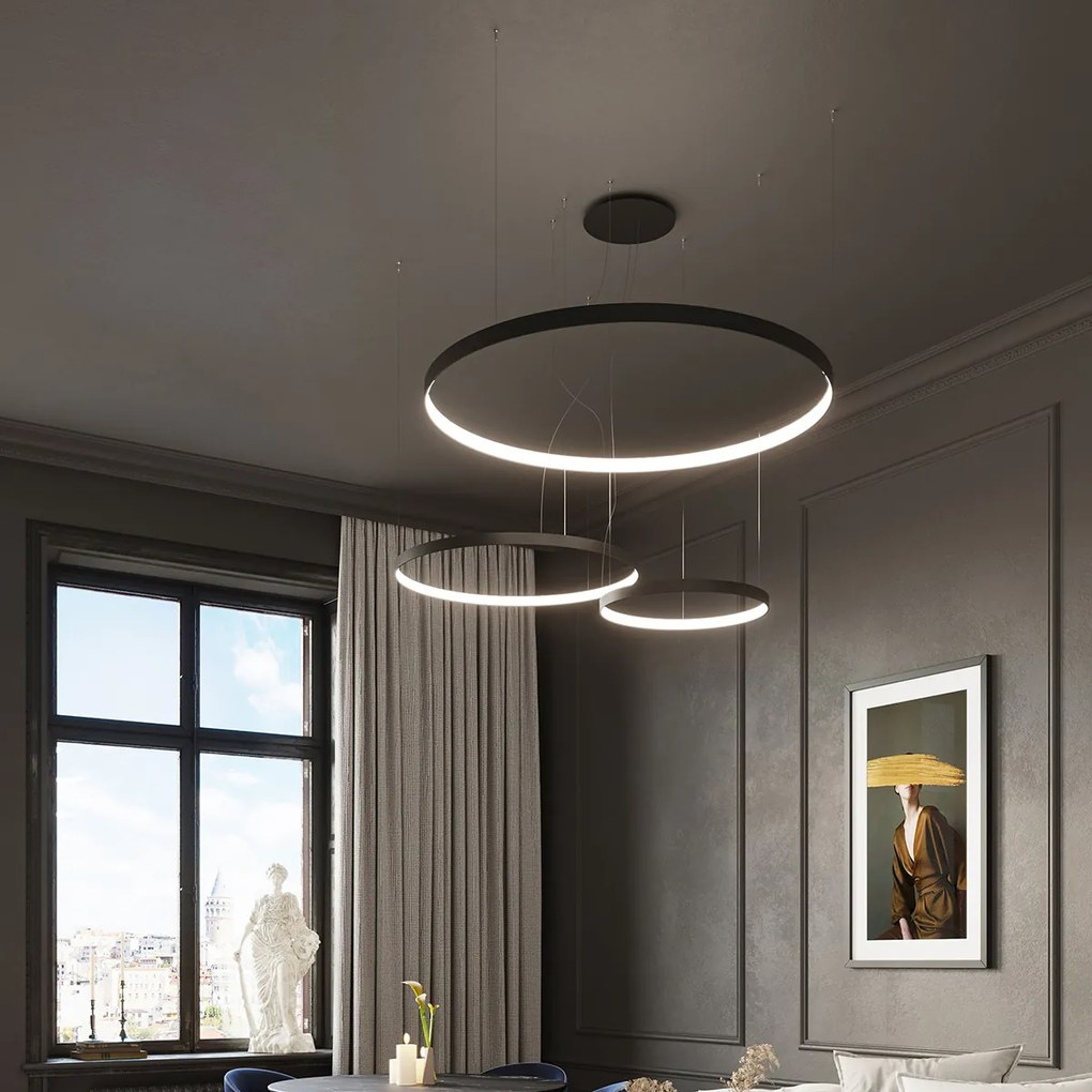 Závesné LED svietidlo Rio 78, 1x LED 50w, 3000k, b