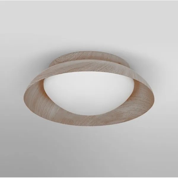 Osram - Stropné svietidlo ORBIS MILAN 2xE27/10W/230V pr. 30,5 cm drevený dekor