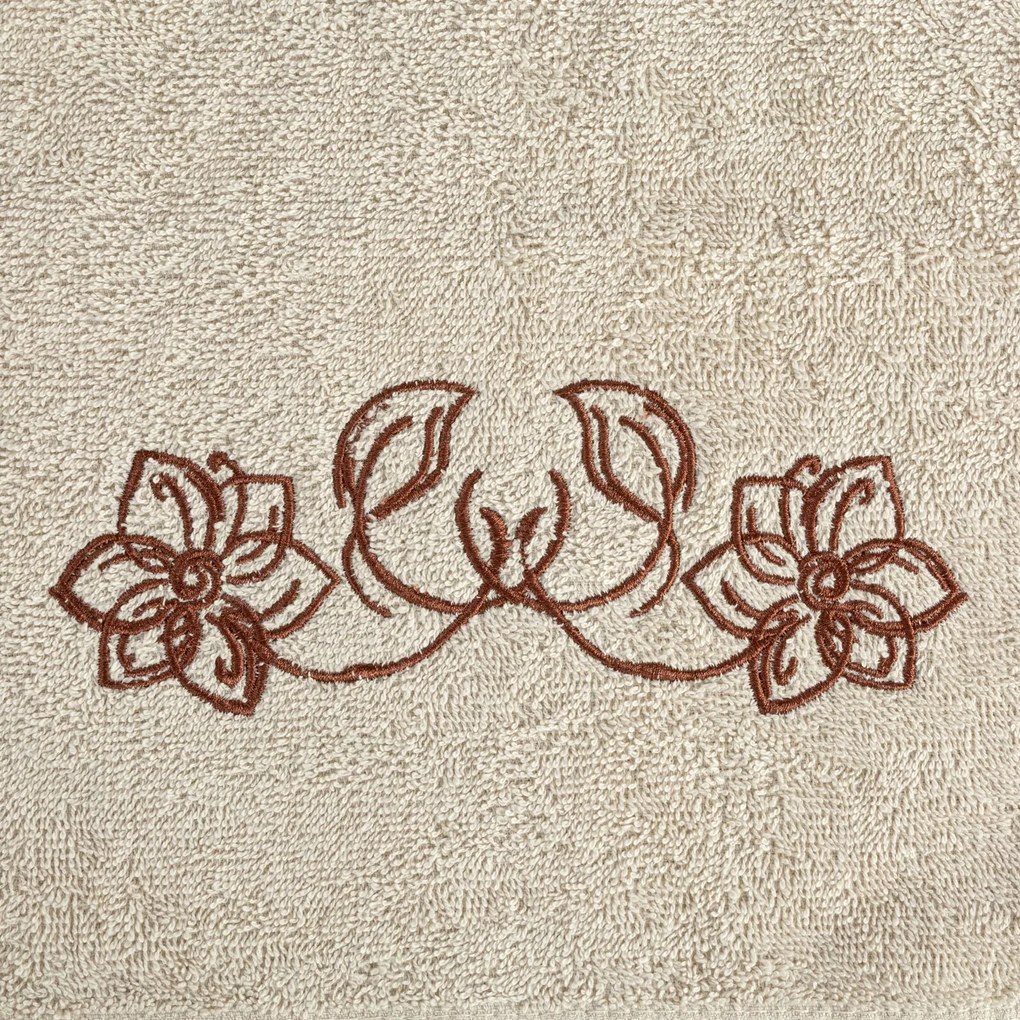 FROTÉ UTERÁK LILA SADA 1KS 30X50 CM, 1KS 50X90 CM, 1KS 70X140 CM BÉŽOVÁ