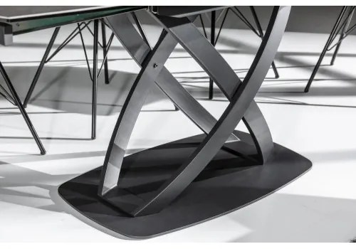 Rozkladací jedálenský stôl 41398 130/190 x 100cm Antracit Ceramik  - Komfort-nábytok