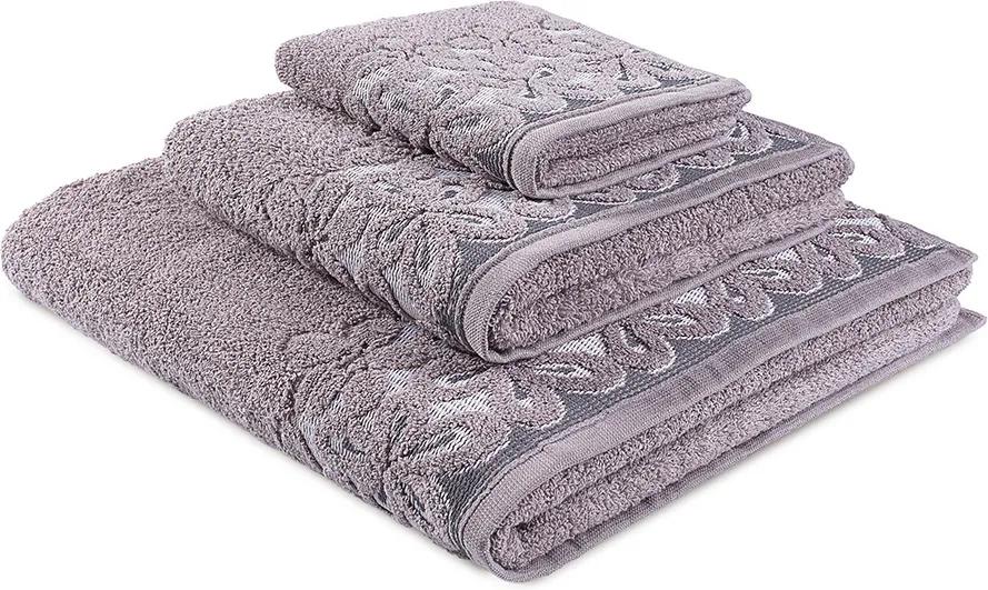 Darčeková súprava uterákov Bella sivá šedá