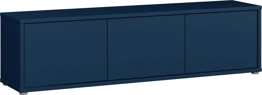 XXXLutz NÍZKA KOMODA, tmavomodrá, 154,2/42,5/34,9 cm Carryhome - TV nábytok - 000687018331