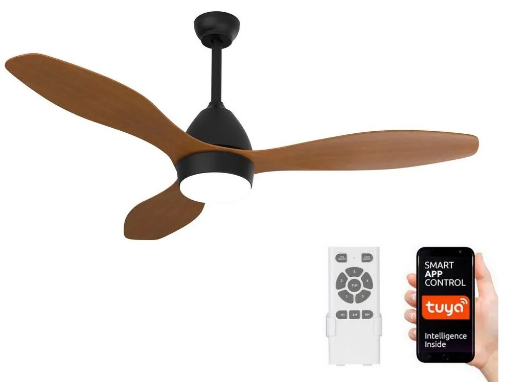 Immax NEO 07141-B-LED Stropný ventilátor NEO LITE FRESCO 18W/230V Tuya Wi-Fi+ DO