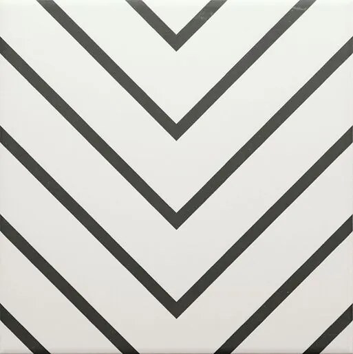 Dlažba Ribesalbes Echo čiernobiela 20x20 cm mat ECHO20