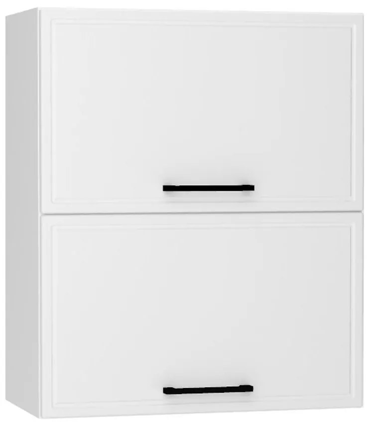 Kuchynské skrinka Emily W60grf/2 biely hrášok mat