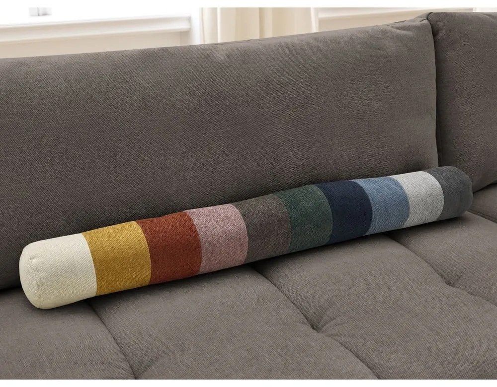 Taupe rozkladacia/s úložným priestorom rohová pohovka (pravý roh/do L) Fuji – Bobochic Paris