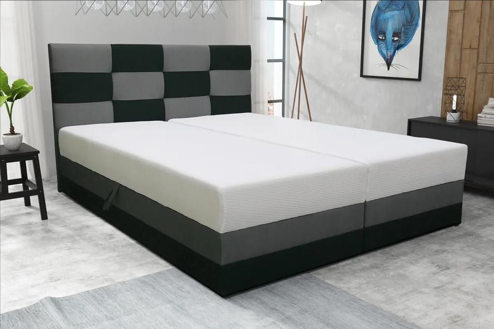 Najlacnejsinabytok MONA čalúnená manželská posteľ 140 x 200 cm, COSMIC 100, 160
