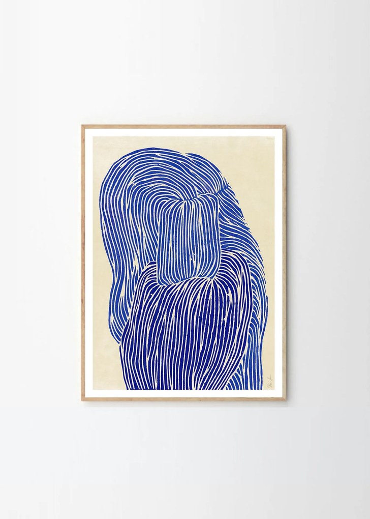 THE POSTER CLUB Autorský plagát Deep Blue by Rebecca Hein 30 x 40 cm