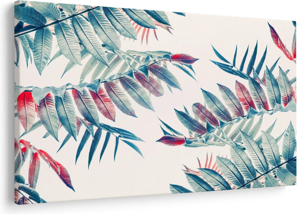 Obraz - Tropické listy (90x60 cm)