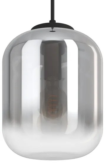 Eglo 39673 - Luster na lanku BULCIAGO 1xE27/40W/230V pr. 25 cm dymová