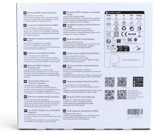 Aigostar - LED RGBW Stmievateľné stropné svietidlo LED/24W/230V 3000-6500K biela + DO