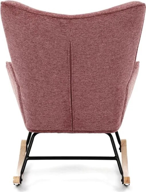 Autronic, AK-373 PINK2, Moderné hojdacie kreslo v elegantnom ružovom prevedení