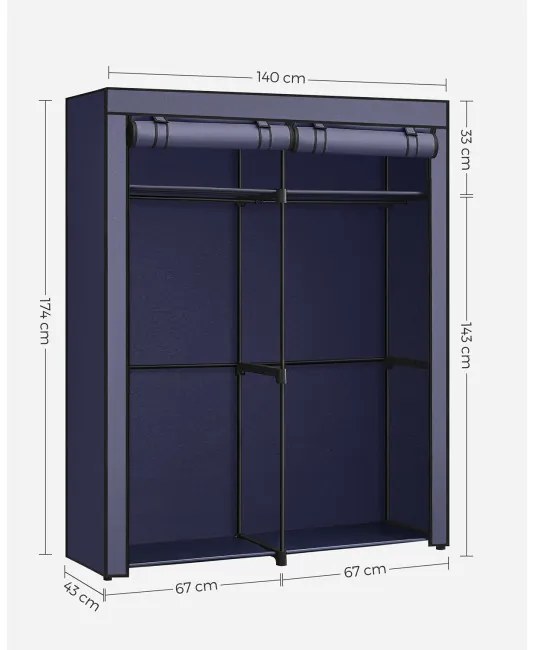 Šatníková skriňa RYG002I02