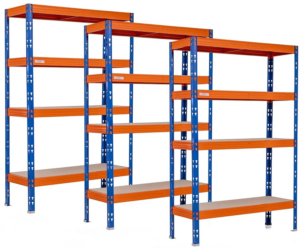 Trestles AKCIA - Balíček 3x Policový regál 1700x1600x400