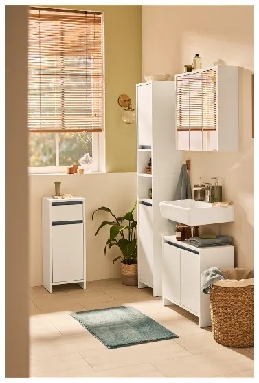 Livarno home Zrkadlová skrinka Oslo, biela  (100392111)