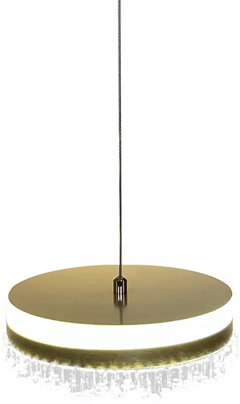 Závesné LED svietidlo Preciosa, 1x LED 25w, 4000k, g