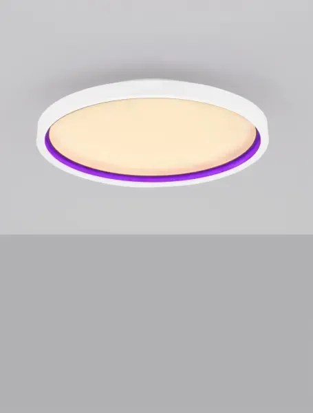 Moderné stropné svietidlo Chet RGB 39 s diaľkovým ovládaním