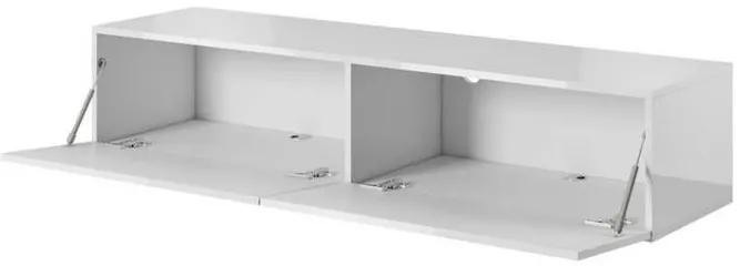 Televízny stolík Cama SLIDE 150 biely lesk/biely lesk
