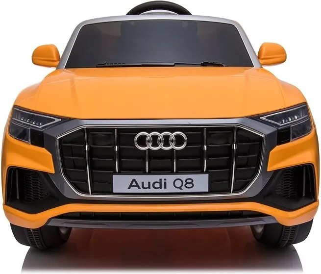 LEAN CARS Audi Q8 batéria auto JJ2066 žltá lakovaná