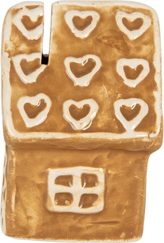 Perníková chalúpka stojan na vizitky Gingerbread Cott - 5*4*6 cm