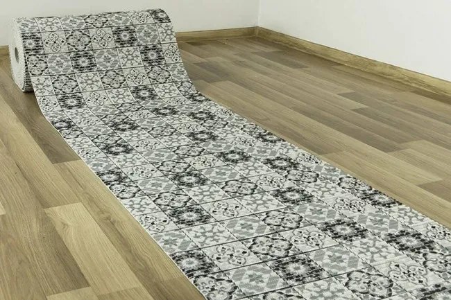 Kúpelňová penová rohož Softy-tex 826 sivá