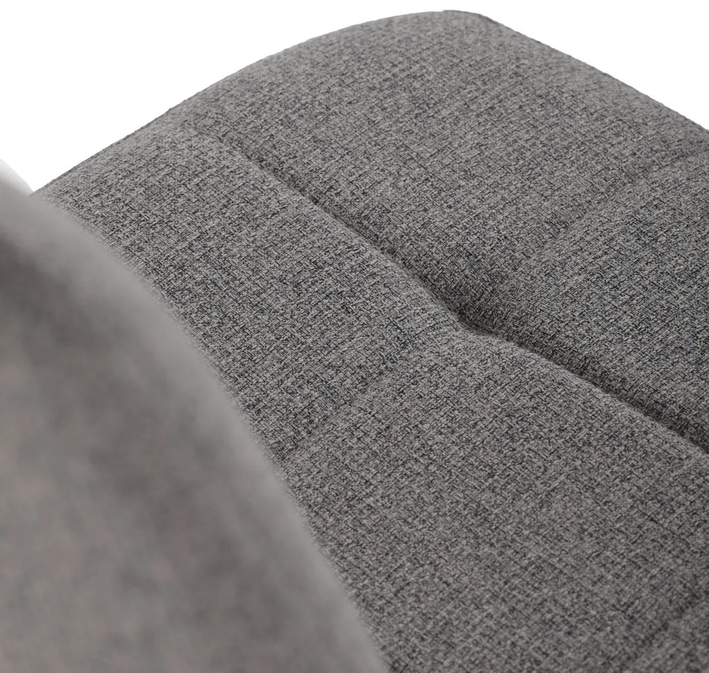 Jedálenský set s keramickou doskou a 4 stoličkami, sivá