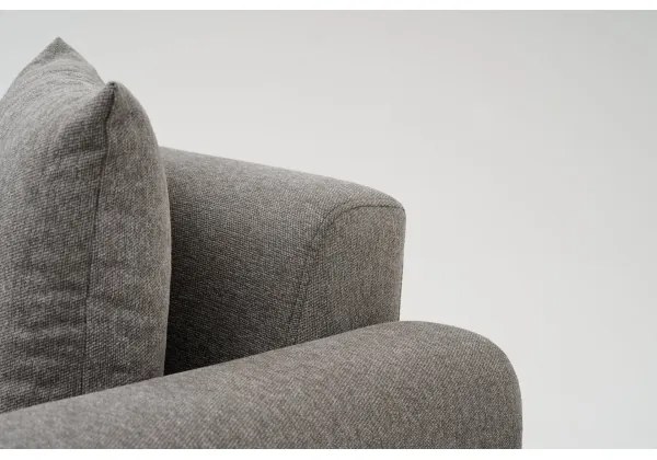 Dvojmiestná pohovka PISA svetlosivá