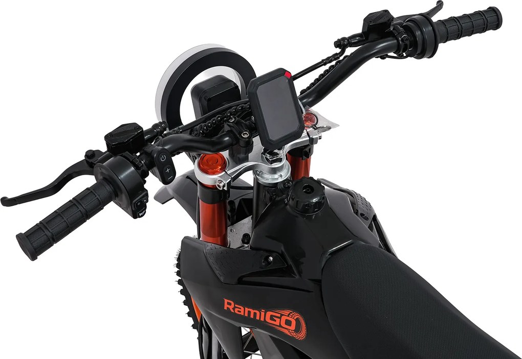 Ramiz Detský elektrický motocykel E-RIDER X čierny