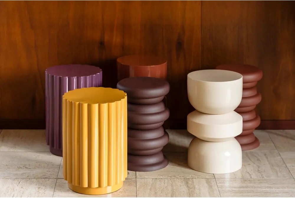 Okrúhly odkladací stolík ø 32 cm Camila – Dutchbone