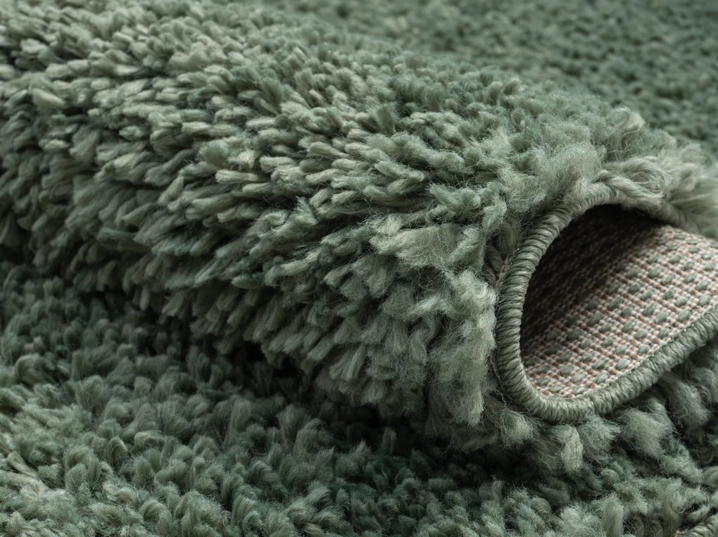 My Flair, Kusový koberec My Shaggy hellgrün, 200x290, zelená, chodba / predsieň