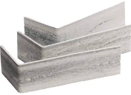 Obkladový pásik rohový Elastolith NEBRASCA 24x7,1 cm šedý farebný