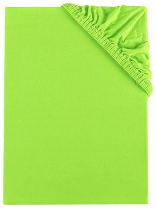 Plachta posteľná zelená Superstretch EMI, Plachta 90x200