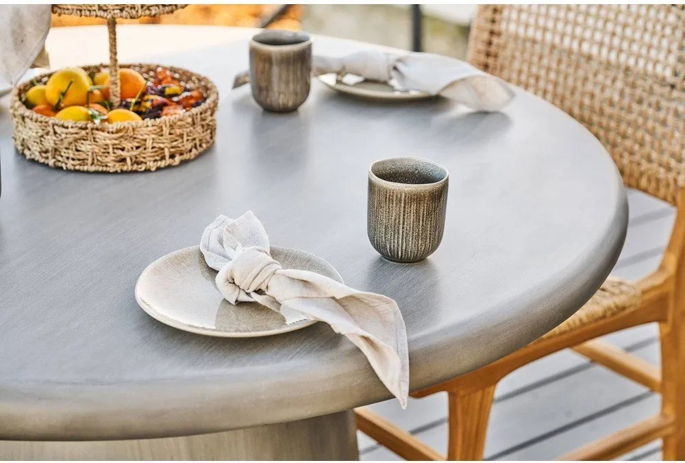 Sivobéžové kameninové šálky v súprave 4 ks 360 ml Viola – House Nordic