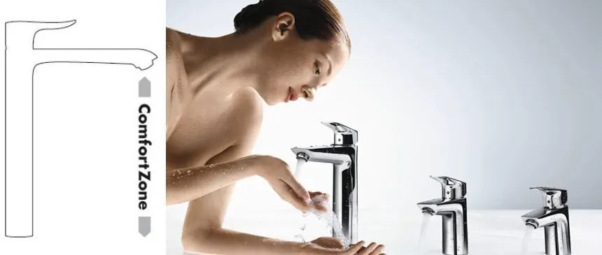 Hansgrohe Metris, páková umývadlová batéria 110, LowFlow 3,5 l/min, chrómová, 31204000