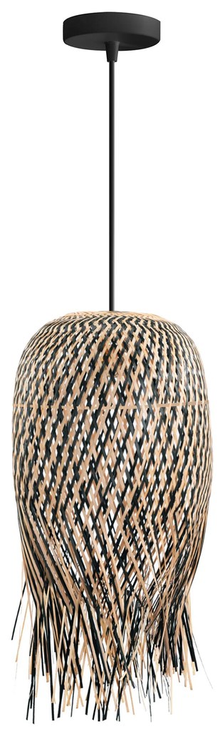 Toolight BOHO, stropné svietidlo 1xE27 APP1327-1CP, prírodná hnedá, OSW-05678