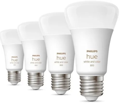 SADA 4x LED Stmievateľná žiarovka Philips Hue WACA E27/6,5W/230V 2000-6500K