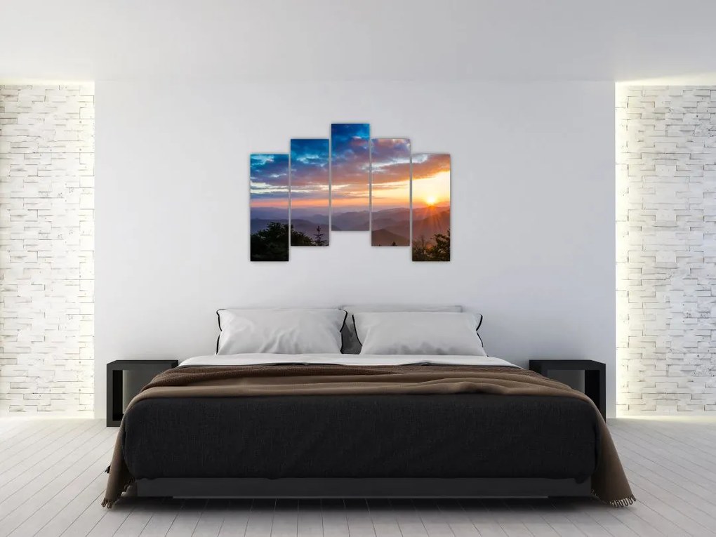Obraz panoráma hôr