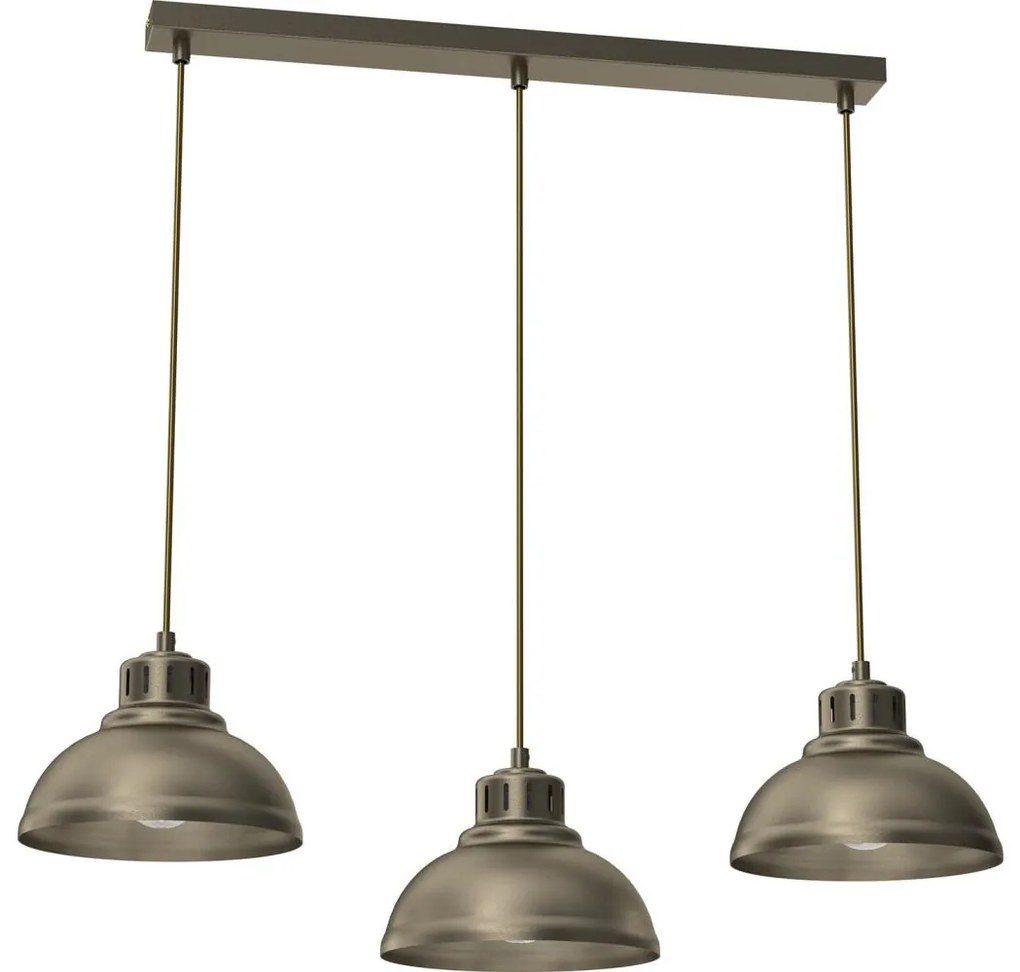 Luster na lanku SVEN 3xE27/15W/230V mosadz