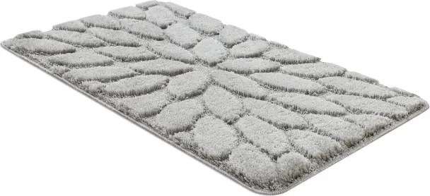 Sada kúpeľňových koberčekov SUPREME STONES kamienky, sivá