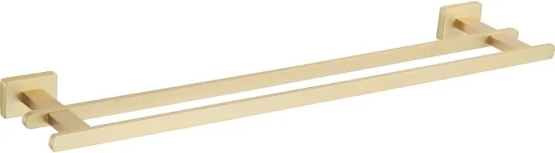Mexen Arno, dvojitý vešiak na uteráky, zlatá matná, 7020725-55