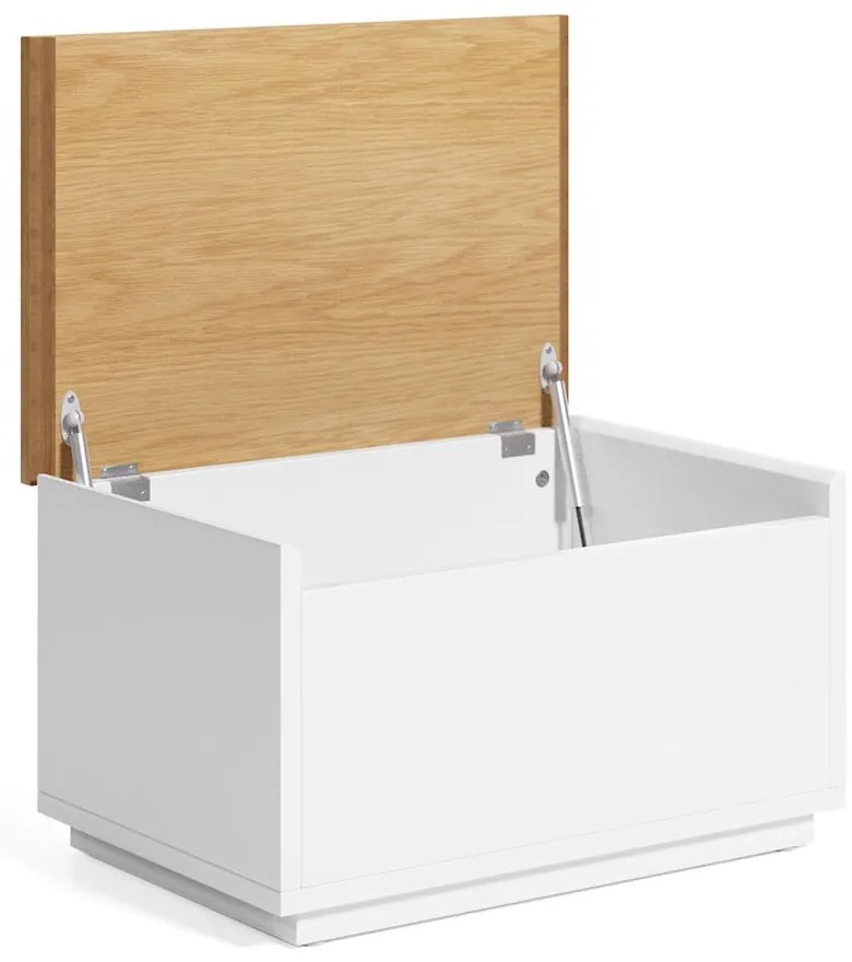 Truhla v dekore duba v prírodnej farbe 60x35 cm Abilen – Kave Home