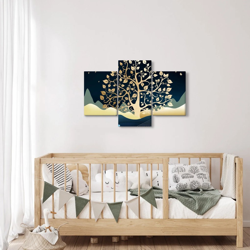 Obraz zlatého stromu (90x60 cm)
