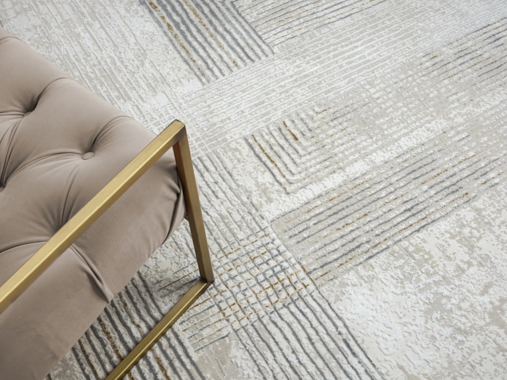 My Flair, Kusový koberec My Way creme, 80x150, šedá, chodba / predsieň