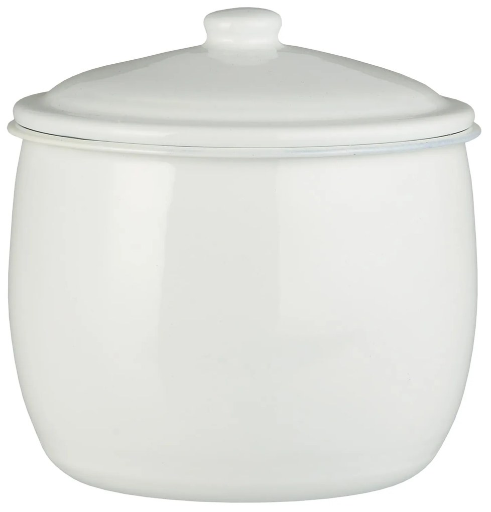 Ib Laursen Smaltovaná dóza White